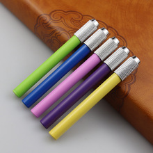 厂家批发美术用品铅笔延长器金属彩杆铅笔加长笔杆接笔器双头铅笔