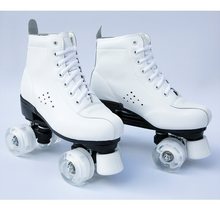 溜冰鞋男孩双排可刹车滑轮全套男女初学者鞋双排轮滑冰鞋小孩新手