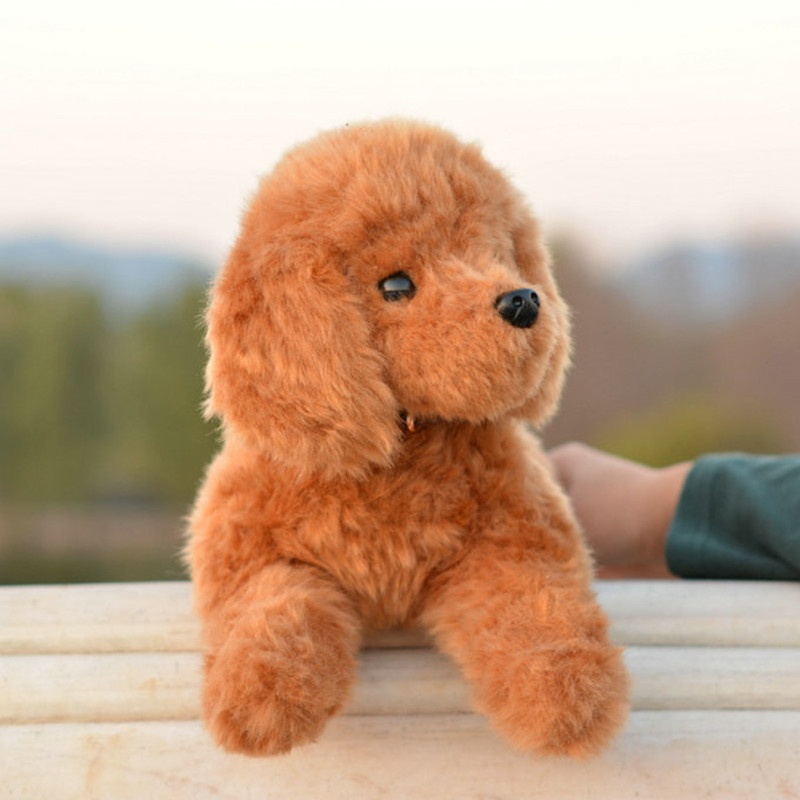 仿真泰迪犬teddy dog泰迪狗贵妇宠物小狗狗毛绒玩具动物公仔玩偶