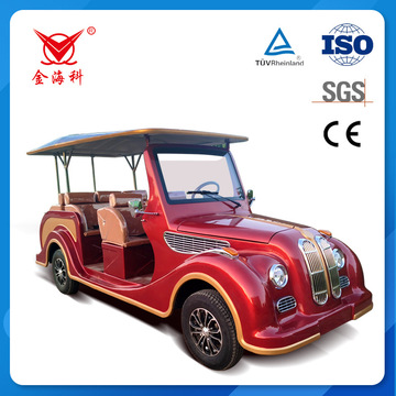 景区旅游巡逻观光车楼盘看房游乐园电动复古老爷车11座仿古车
