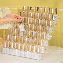 美甲指甲油胶展示架多层架子桌面收纳整理透明收纳架化妆品置物架