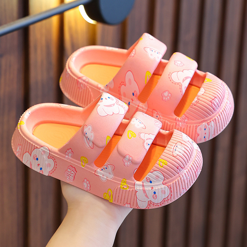 Children's Slippers Summer Boys and Girls Non-Slip Bathroom Bath Children Baby Indoor Girls Princess Kid Slippers