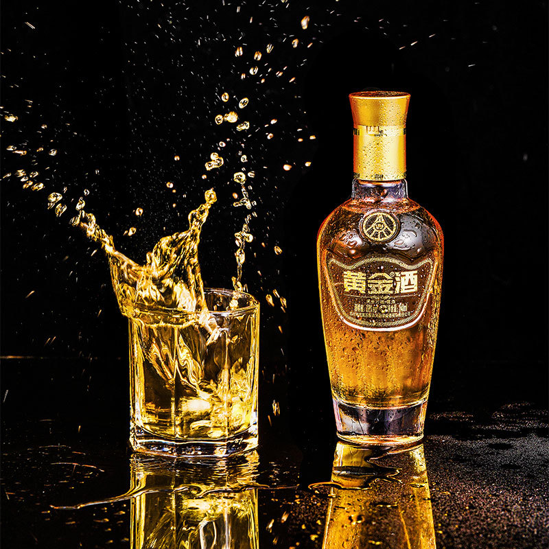 酒厂自营39度黄金酒万福单支240ml 单瓶装 送礼囤货批发