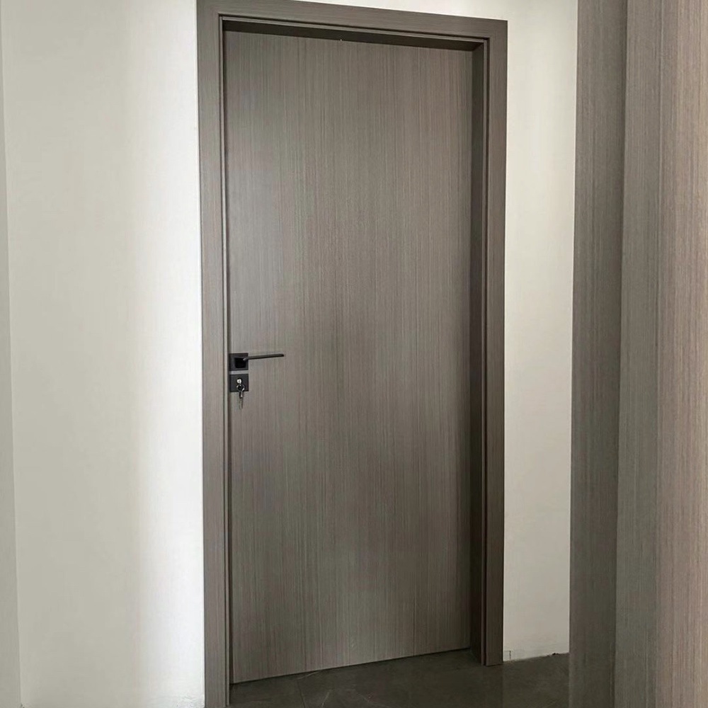 现代无漆简约零度卧室碳晶北欧港式极简轻奢室内房间木门厂家直销