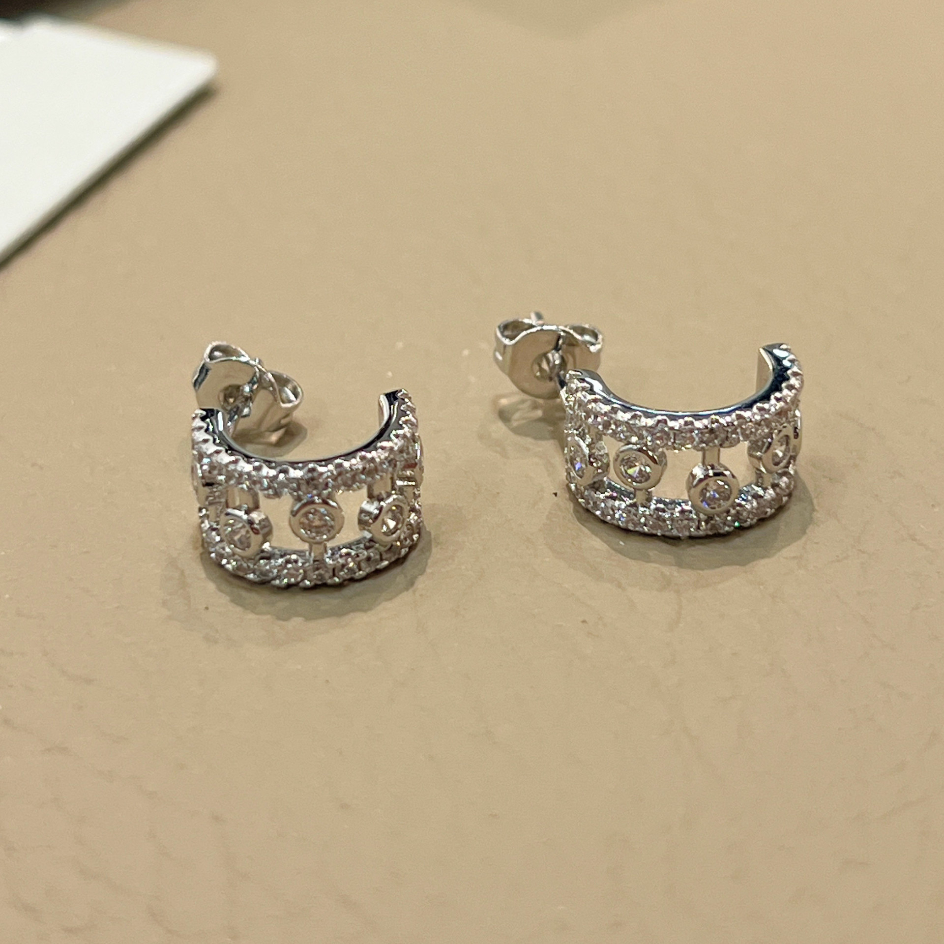 黛比dowdloq露珠耳环 小众设计欧美音符耳环镀18k金潮ins网红同款