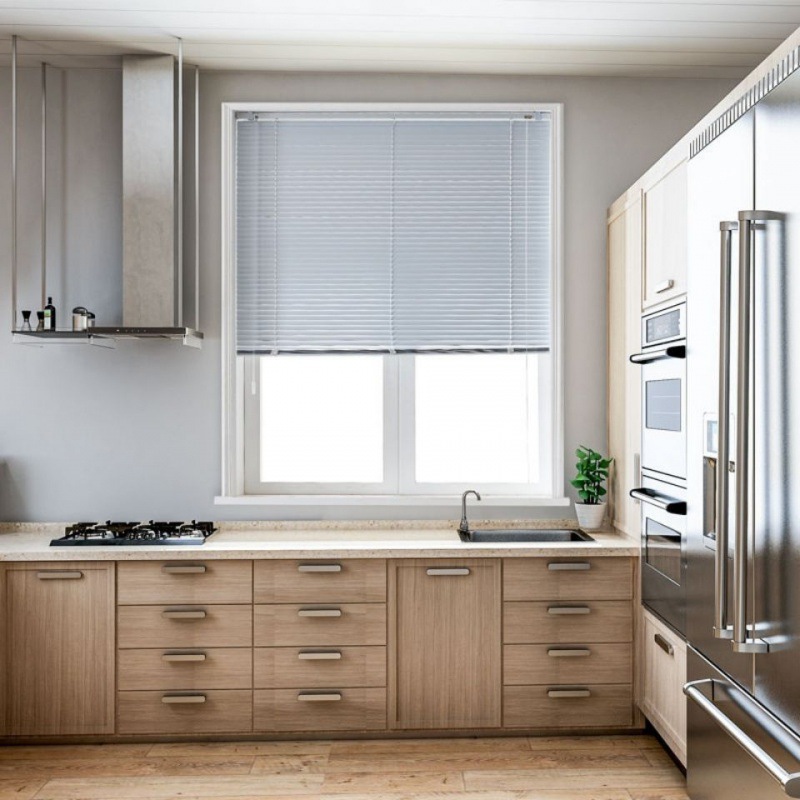 百叶窗卫生间百叶窗帘卷帘窗帘遮光厨房阳台百叶窗帘免打孔需另购