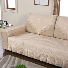 真皮沙发座垫子老式皮沙发套罩全包防滑四季通用实木沙发垫靠背巾