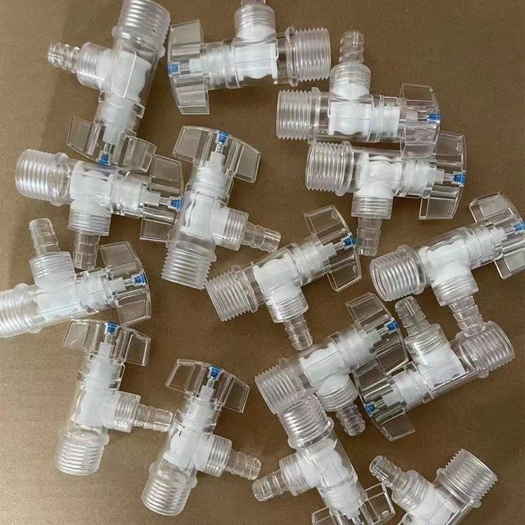 货车淋水器pc开关塑料滴水外丝汽车水箱三角阀降温加厚放水阀配件