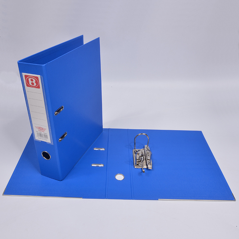 Exclusive for Cross-Border Fast Clip 2-Inch 3-Inch Cardboard Folder A4 Paper Folder 2-Hole Folder D-Type Clip Wholesale