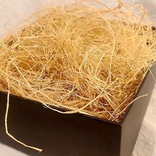 复古木质礼盒包装盒红酒燕窝水果拉菲草草丝纸丝填充物纸
