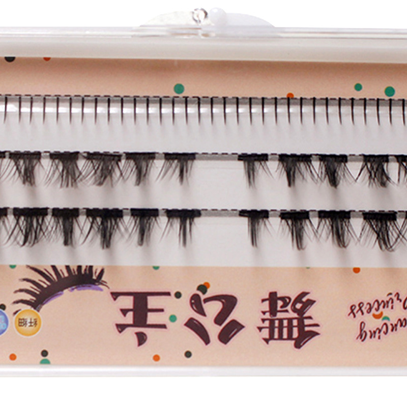 009 Segment +3 Rows of Lower Eyelashes Natural False Eyelashes Grafting Individual False Eyelash Segment Type