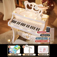 儿童节钢琴玩具多功能电子琴带话筒初学女孩2宝宝3-5小孩生日礼物