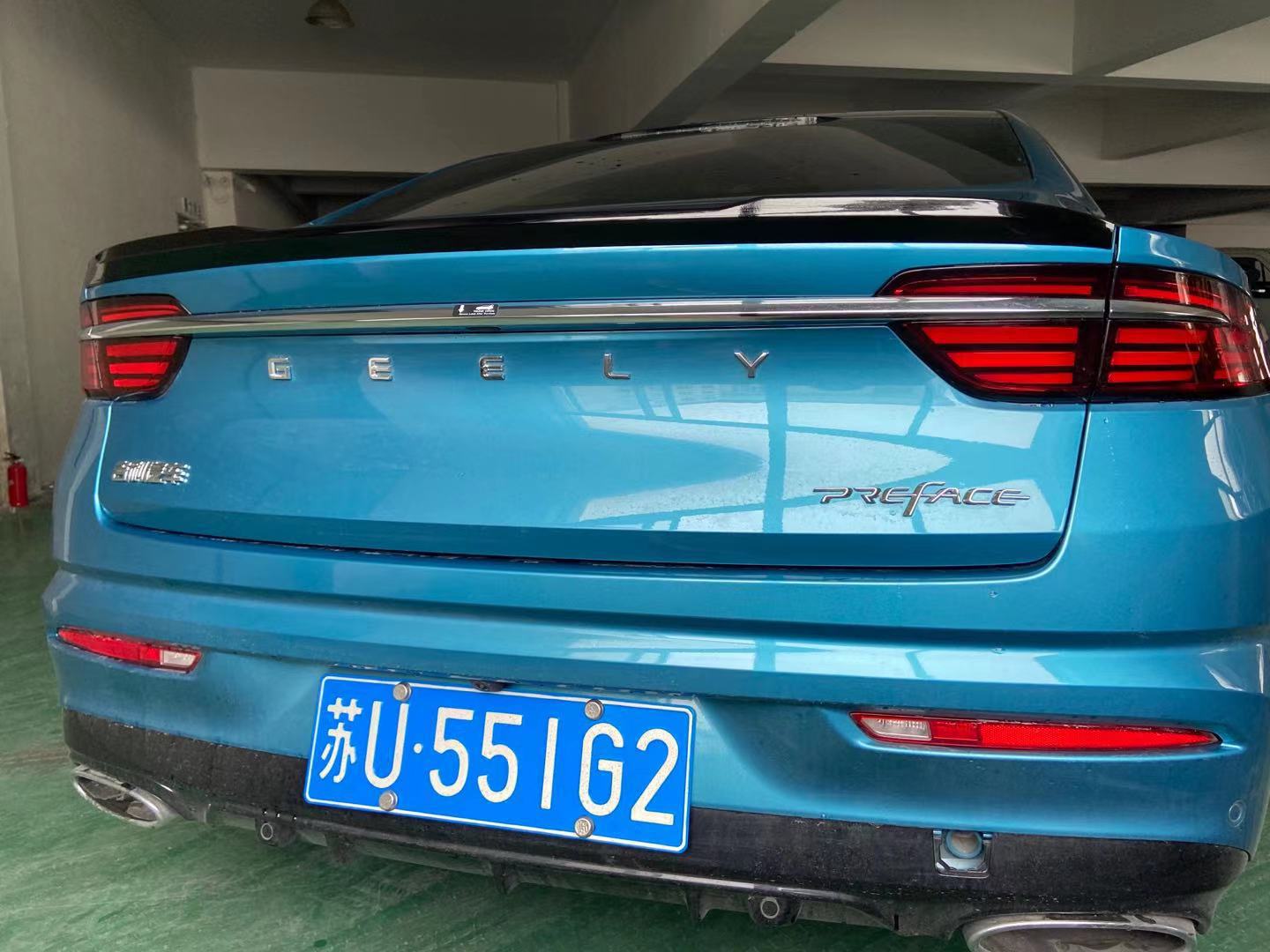 适用于吉利星瑞尾翼abs碳纤纹定风尾翼跑车飞机尾翼外饰改装