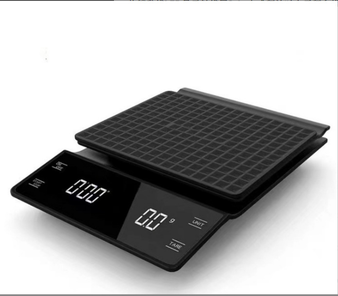 1g手冲电子秤计时led显示触摸屏 咖啡称电子秤烘焙厨房秤