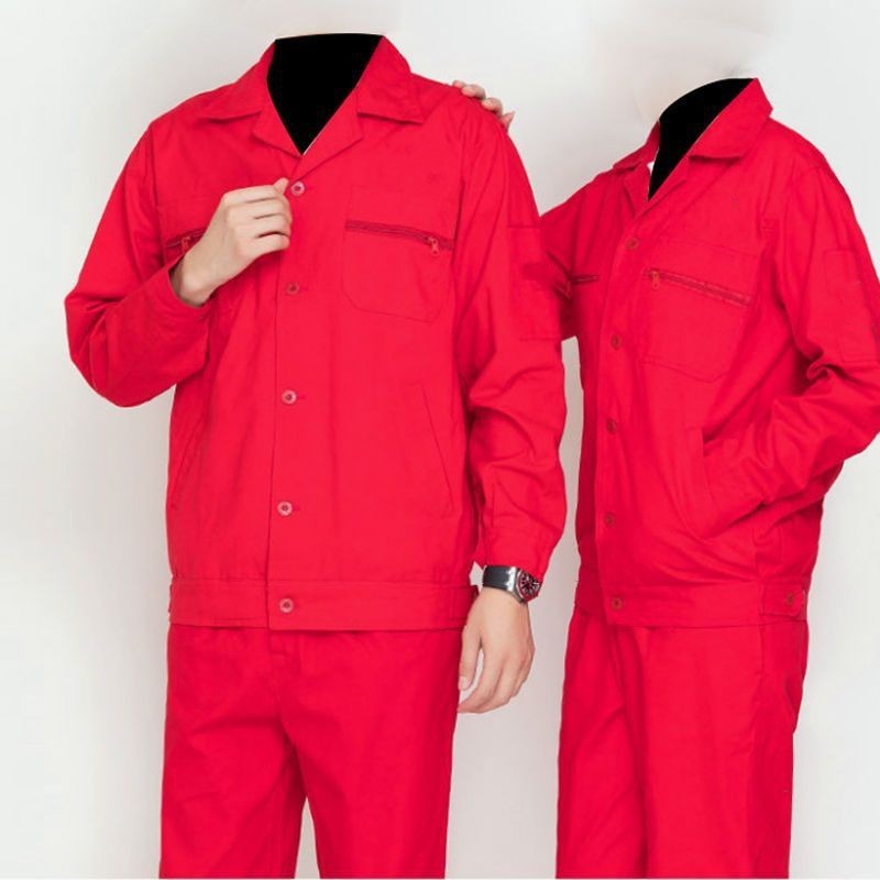 石油纯棉工作服男女套装春秋款劳保服油田加油站电焊车间-阿里巴巴