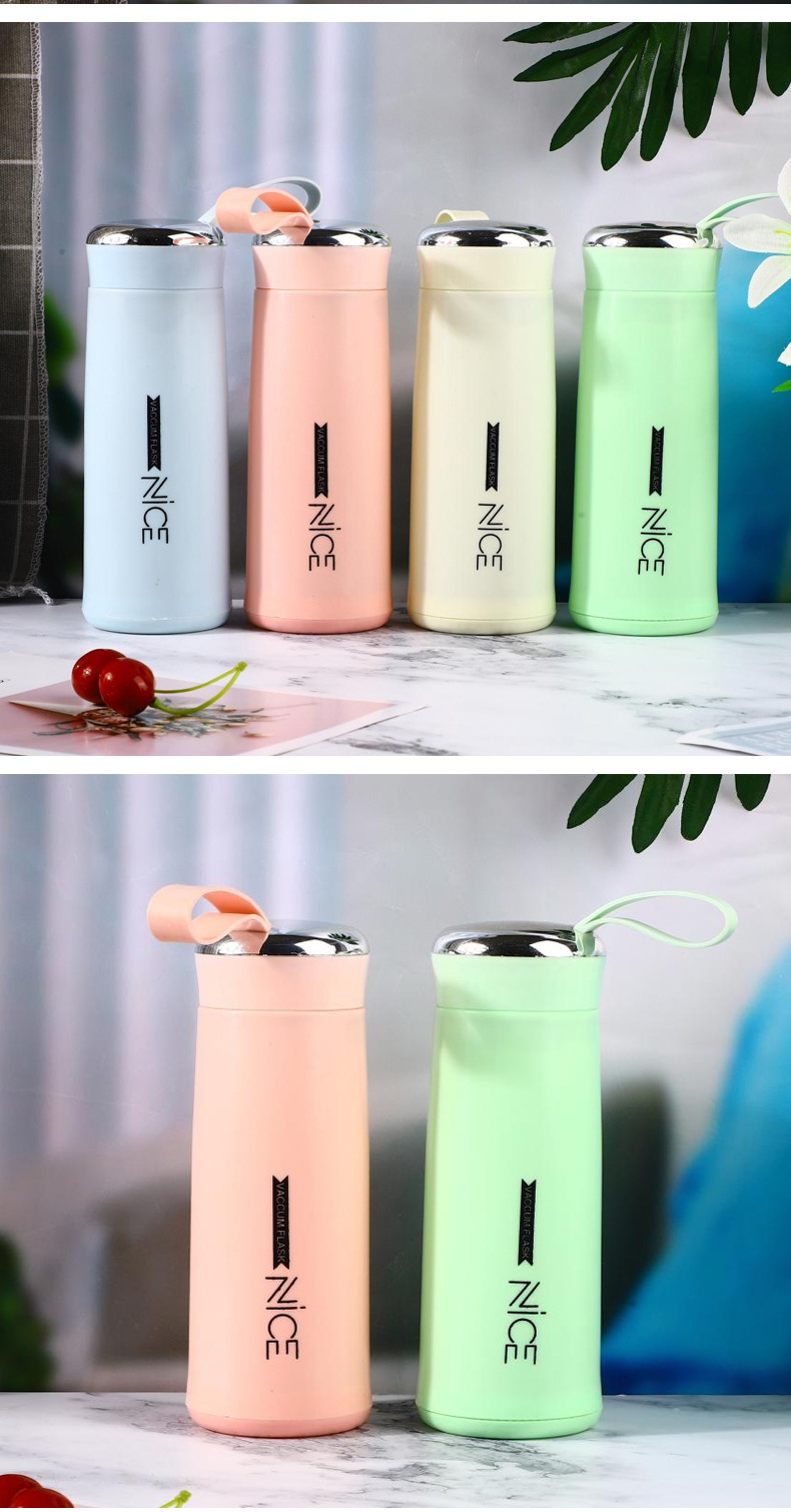 新款礼品玻璃杯奈斯杯活动赠送宣传印制玻璃水杯女ins广告礼品杯