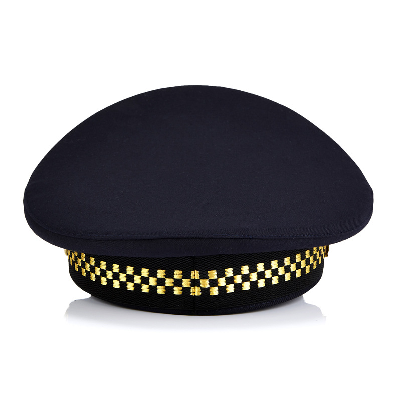 New Security Visor Cap China Southern Airlines Captain Cap Empty Pilot Cap Property Broad-Brimmed Hat Petty Officer Cap Factory