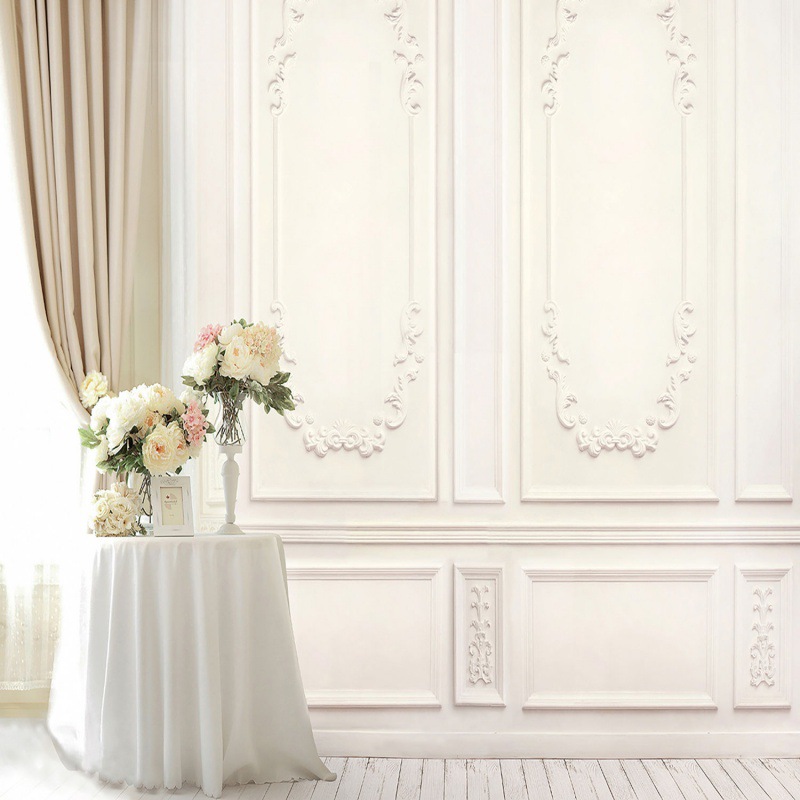 拍摄背景板直播背景布3d立体简约风大气服装红室内拍照摄影墙布景