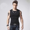 man vest summer Thin section pure cotton Sleeveless T-shirt Korean Edition motion Broad shoulders Self cultivation Bodybuilding waistcoat Primer