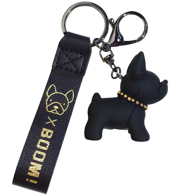 Jarre Aero Bull Puppy Key Chain Men and Women Online Influencer Cute Creative Key Chain Handbag Pendant