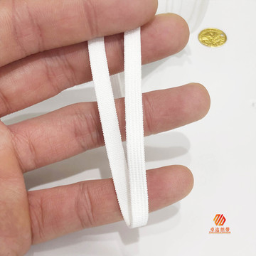 涤纶氨纶0.55口罩绳耳带高弹针织松紧带kn95医用辅料挂耳服装辅料