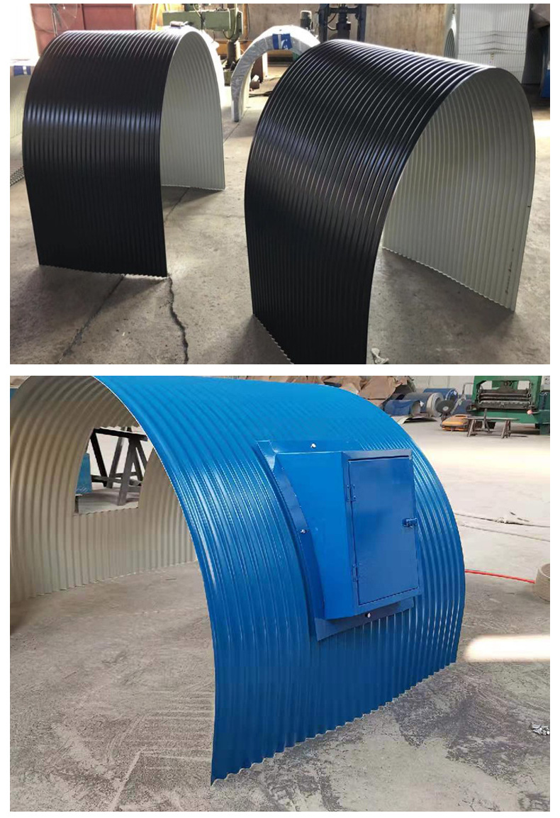 厂家生产皮带机防尘罩彩钢板防雨罩定制皮带机防雨罩输送机防雨罩