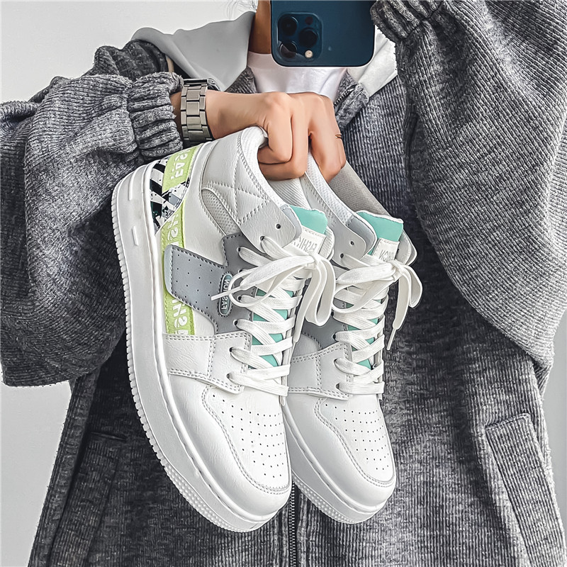 men‘s sneakers high top wild sneaker white shoes niche fashion shoes breathable casual skateboard shoes men‘s air force no. 1