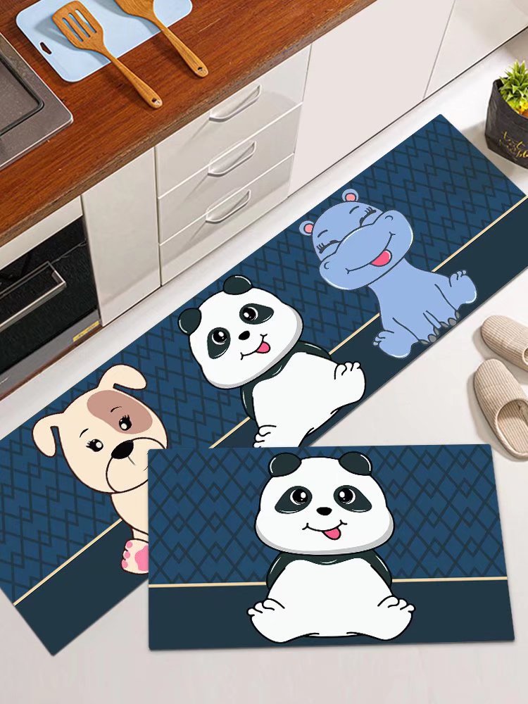 One Piece Dropshipping Cartoon Floor Mat Kitchen Carpet Bathroom Entrance Household Long Mat Doormat Factory Wholesale