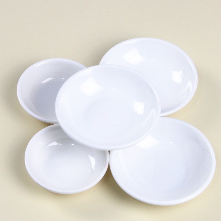 塑料小碟子醋碟仿瓷味碟塑料密胺餐具调味碟酱料碟调料碟小菜碟