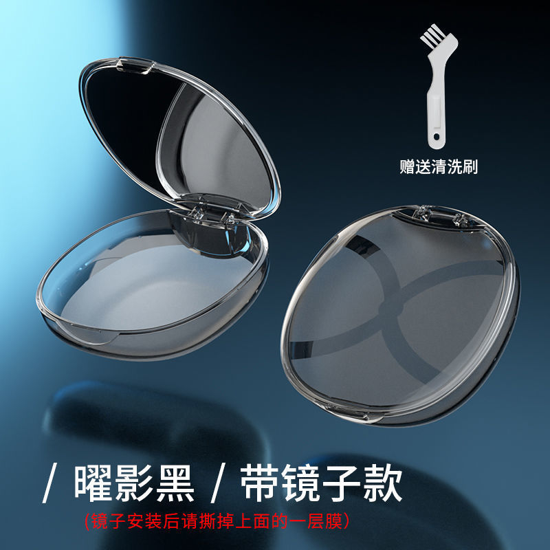 Tooth Socket Storage Box Invisible Brace Small Box Holder with Fake Teeth Orthodontic Mirror Hot