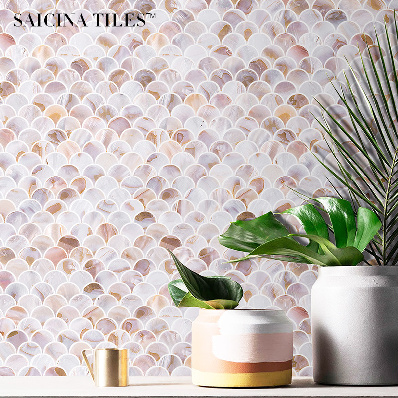 4成交0件贝壳马赛克现代轻奢客厅电视背景墙墙纸沙发玄关装饰放射线板