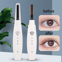 Electric Heated Eyelash Curler USB Rechargeable Eyelashes跨