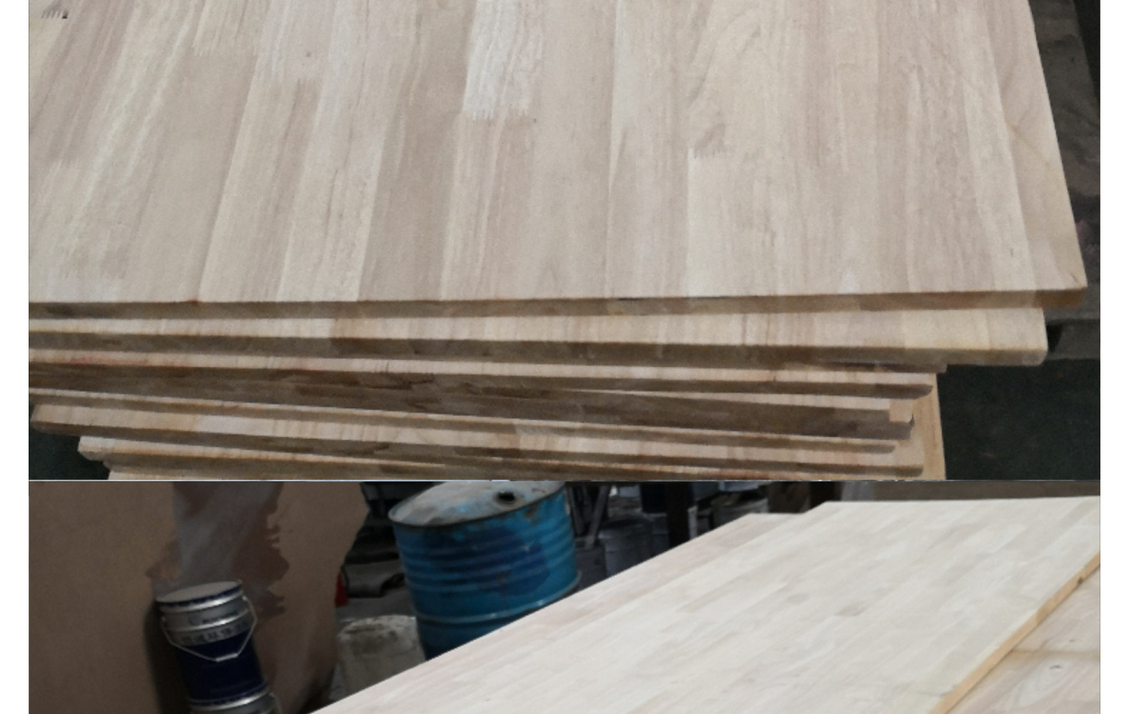 厂家产销 橡胶木指接板40mm桌面板台面板uv板实木桌面板材定制