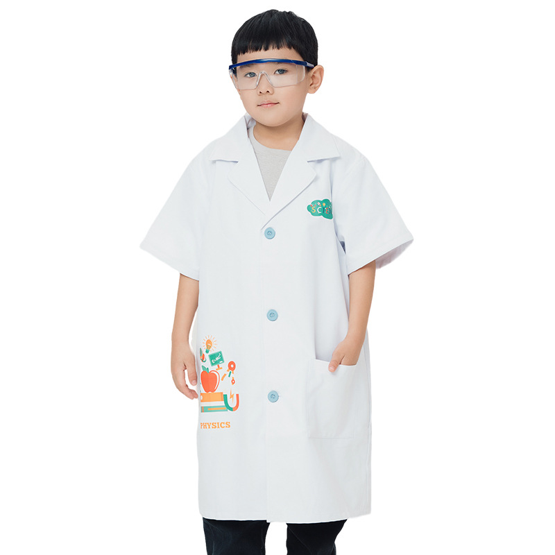 儿童演出服医生服男女童护士服幼儿园医生工作服儿童实验服跨境