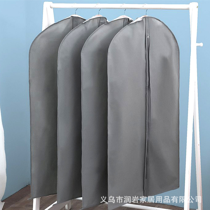 Clothes Dust Cover Garment Suit Bag Clothing Dust Bag Hanging down Jacket Suit Cover Household Wardrobe Coat Clothes Bag