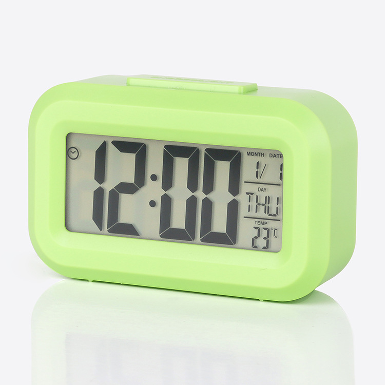 Student Alarm Clock New Electronic Clock Smart Desktop Multi-Function Clock with Luminous Temperature Calendar Kitchen Timer