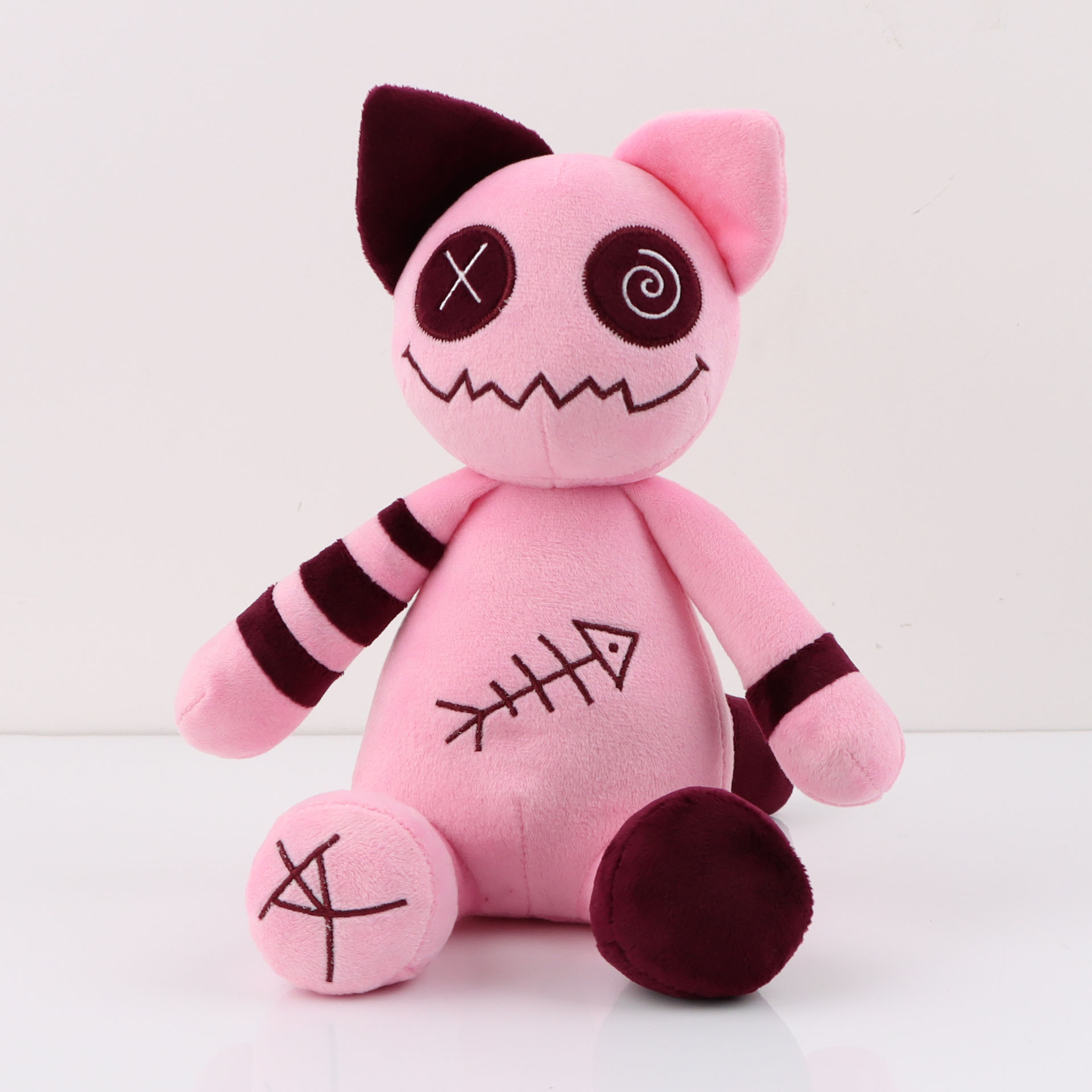 跨境新品zombie cat plush僵尸猫毛绒玩具周边可爱猫咪玩偶布娃娃