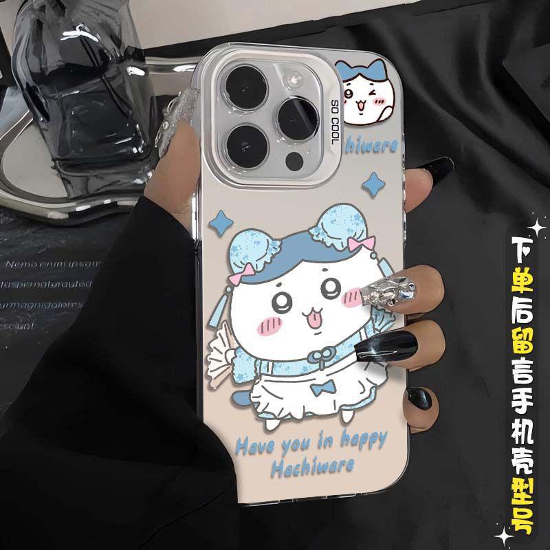 chiikawa周边吉伊卡哇彩银手机壳适用华为mate60红米k70e可爱OPPO