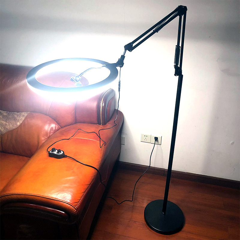 led美容院冷光灯美容灯纹绣灯美甲纹眉美睫毛无影灯便携折叠台灯