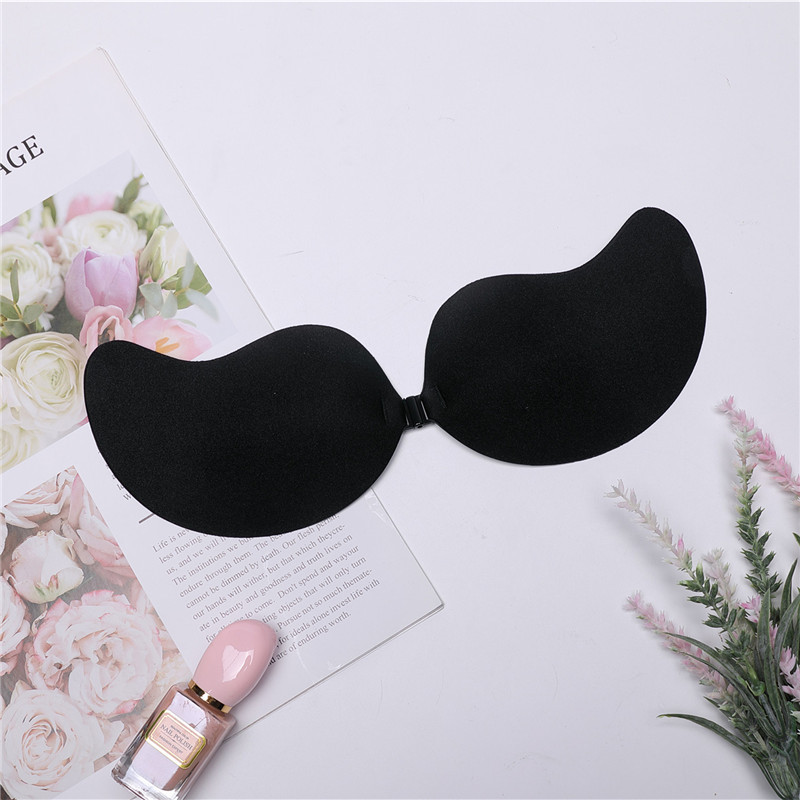 Biological Glue New Mango Shape Bra Breast Pad Invisible Silicone Push up Bras Bridal Wedding Dress Chest Paste Wholesale Underwear