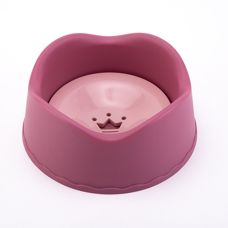 Dog Basin Pet Floating Bowl Cat Mouth Wet-Proof Floating Bowl Splash-Proof Loop Pet Drinking Bowl in Stock Wholesale