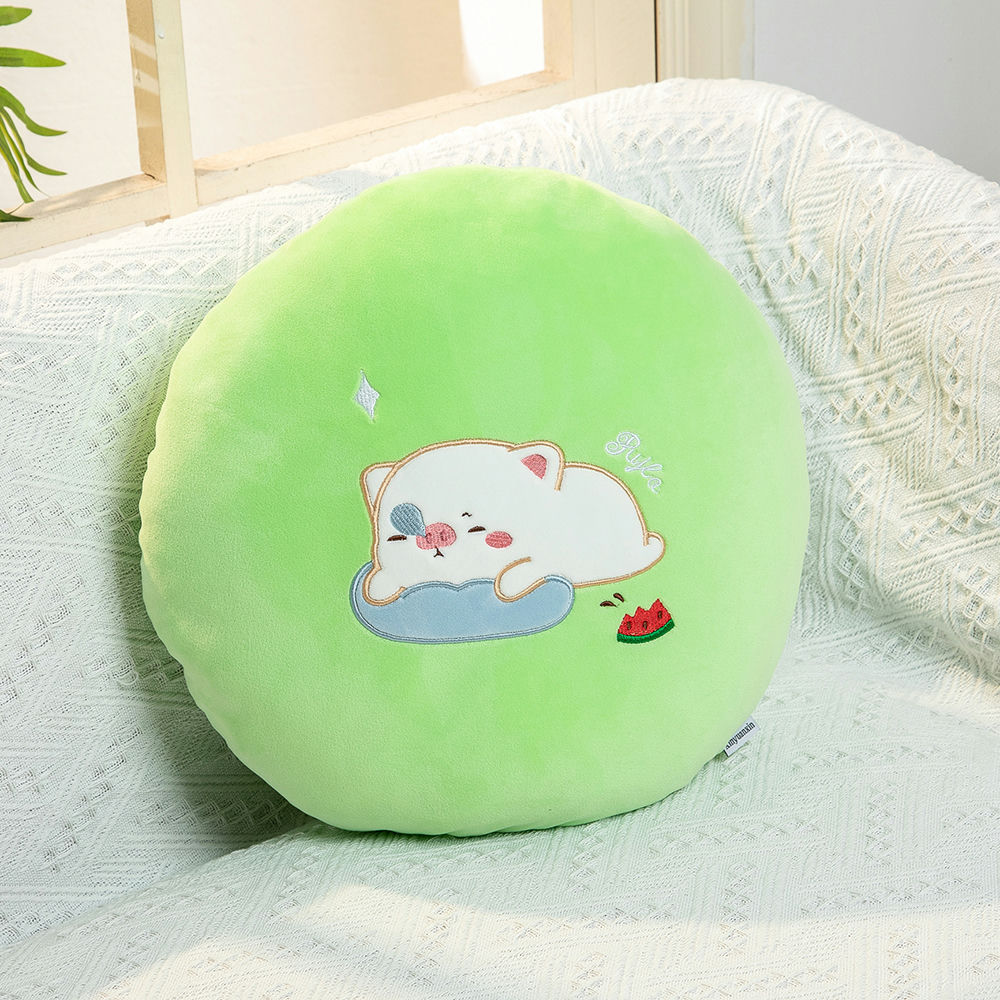 New Cartoon Cute Panda round Cushion Nap Pillow Pillow Sofa and Bed Cushions Student Dormitory Window Cushion