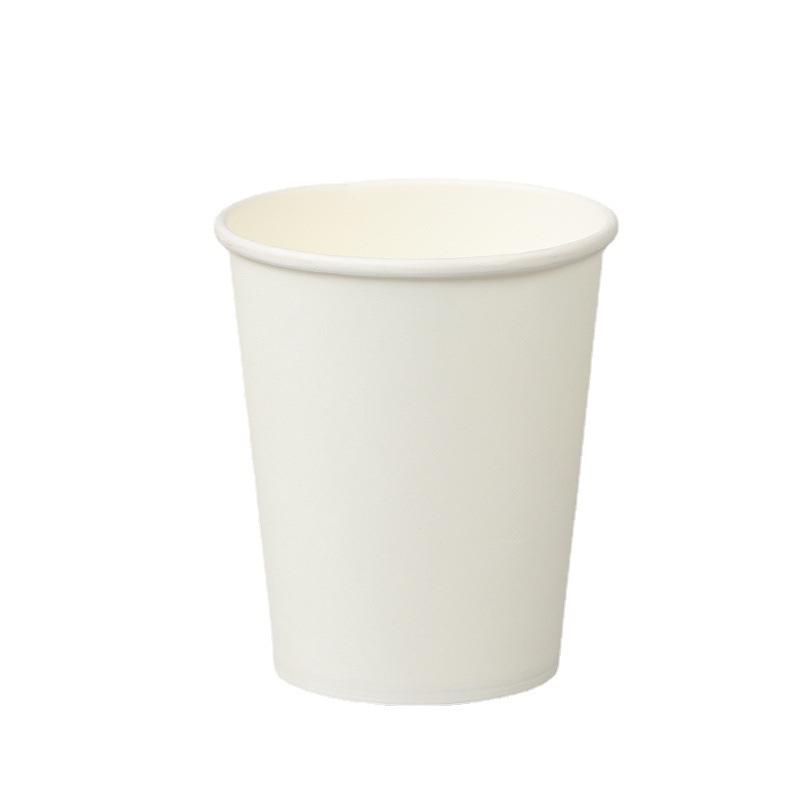 Spot Disposable Paper Cup Thickened Home Office Business Cup Coffee Soybean Milk Milky Tea Cup Printed Advertising Logo
