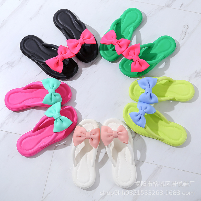 2023 Foreign Trade Cross-Border Summer Flip-Flops Women's Fashion Casual Beach Women's Slippers Outdoor Wear Slippers Hot