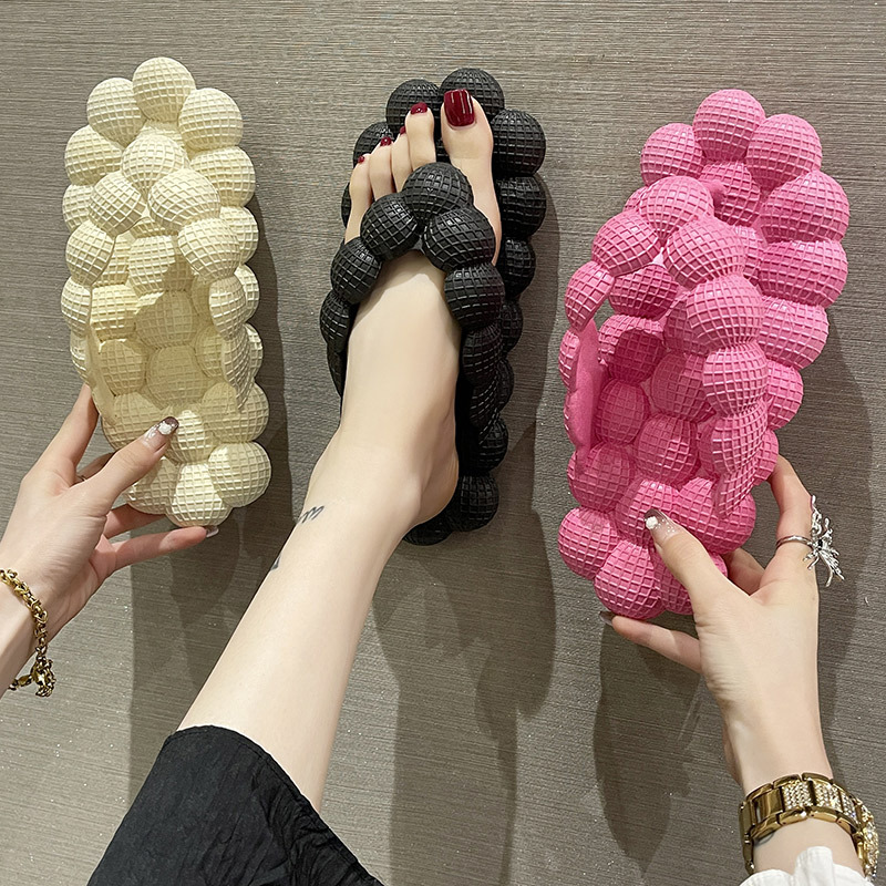 Flip Flops Women's Outdoor Wear 2023 New Summer Ins Trendy Korean Fashion Indoor Flat Internet-Famous Slippers Wholesale