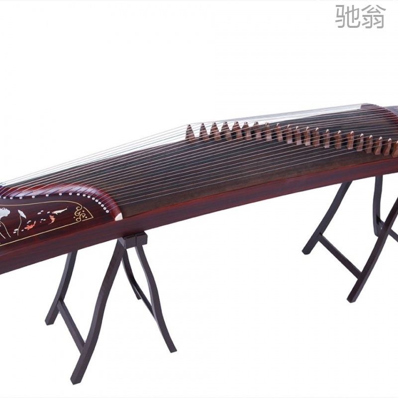 c6r普及练习古筝163古筝高级仿全套仿古镶骨粉 书法刻字标准演奏