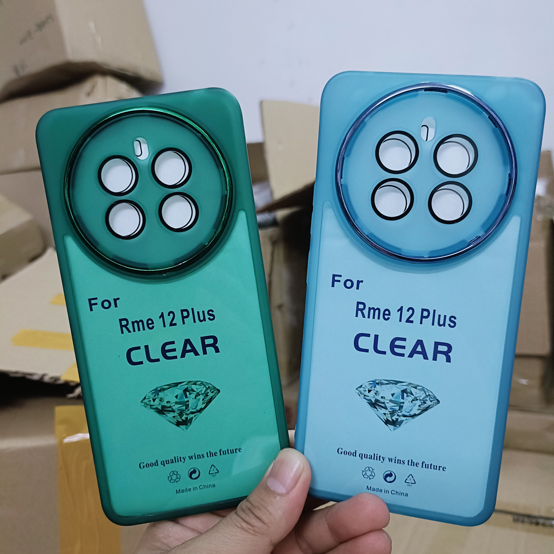 适用oppo a58 4g国外彩色tpu手机壳 电镀镜框贴镜头膜防摔保护套