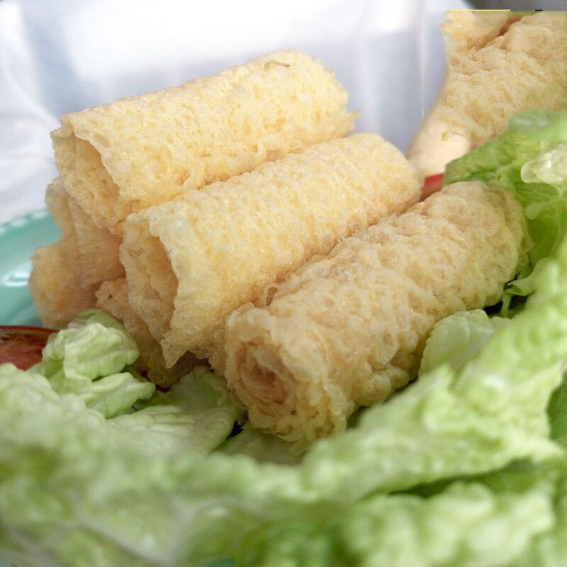 香港黄金卷 炸脆响铃卷 油豆腐皮卷油炸腐竹皮火锅麻辣烫食材32盒