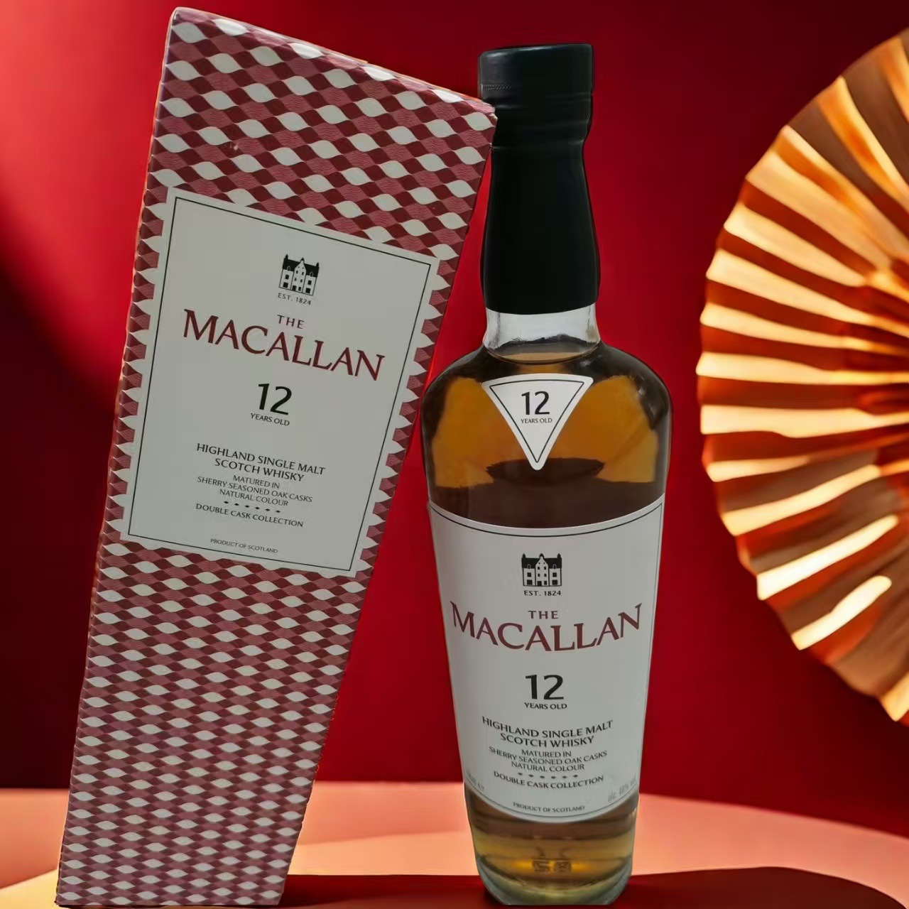 麦卡伦12年经典雪莉桶700ml盒装