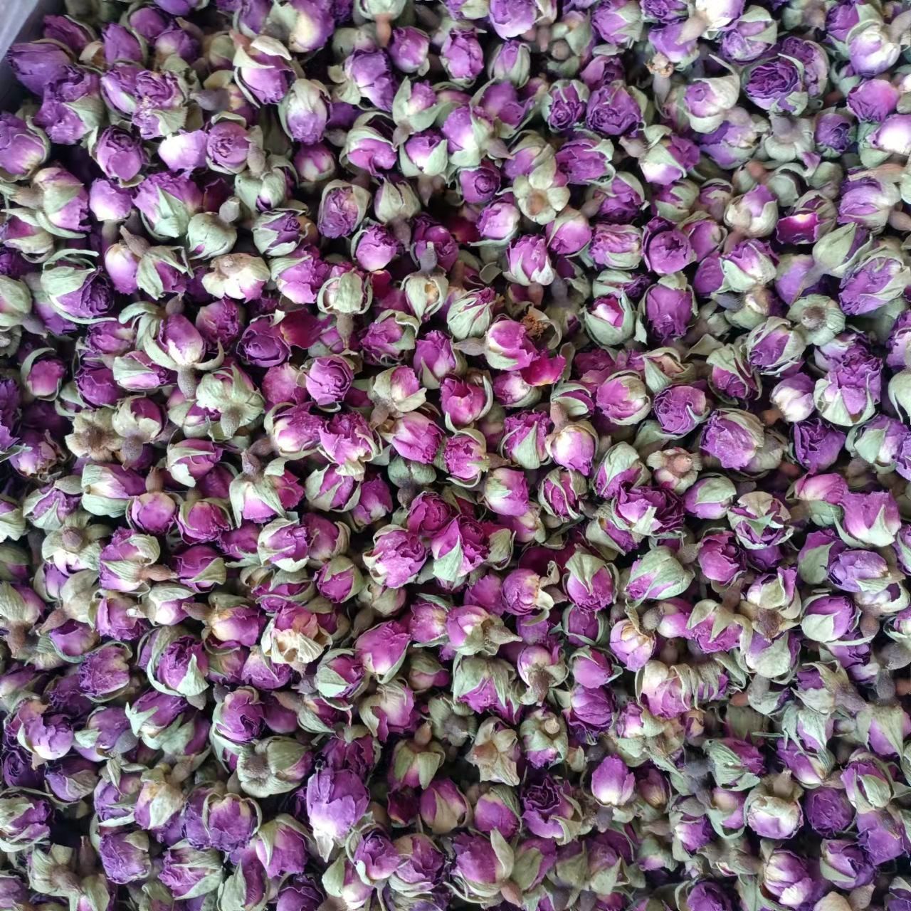 和田玫瑰花茶新疆沙漠紫玫瑰花大马士革玫瑰花蕾干花苞花茶【4月2